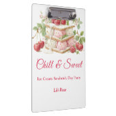 Sandwich-Tag Wasserfarbe Eiscreme Klemmbrett (Rechts)