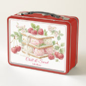 Sandwich-Tag Wasserfarbe Eiscreme Metall Brotdose (Rückseite)