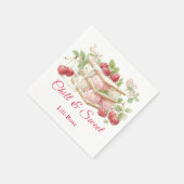 Sandwich-Tag Wasserfarbe Eiscreme Serviette (Ecke)