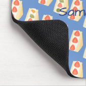 Sandwiches mit Obst und Creme Mousepad (Ecke)