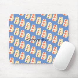 Sandwiches mit Obst und Creme Mousepad