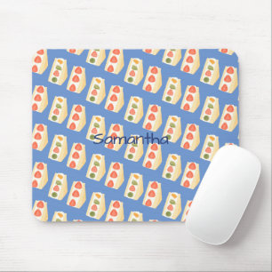 Sandwiches mit Obst und Creme Mousepad