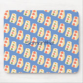 Sandwiches mit Obst und Creme Mousepad (Vorne)