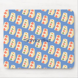 Sandwiches mit Obst und Creme Mousepad