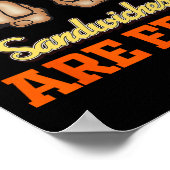 Sandwiches sind gratis poster (Ecke)