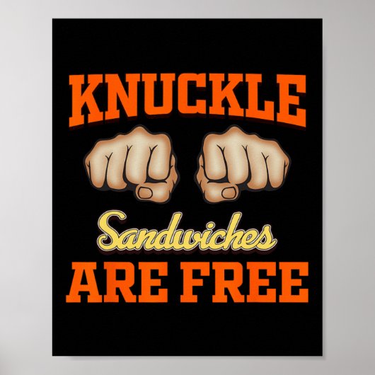 Sandwiches sind gratis poster (Vorne)