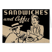 Sandwiches und Kaffee (Vorderseite (Horizontal))