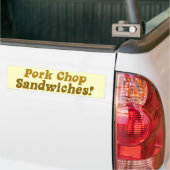 Sandwiches vom Schwein! Autoaufkleber (Auf Lkw)