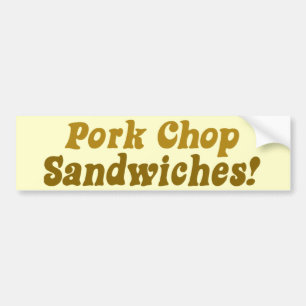 Sandwiches vom Schwein! Autoaufkleber