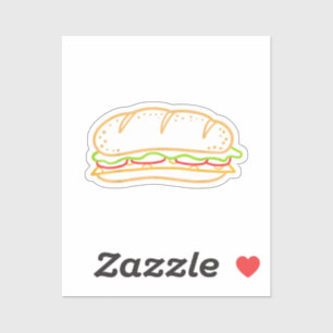 Sandwichfutter Aufkleber