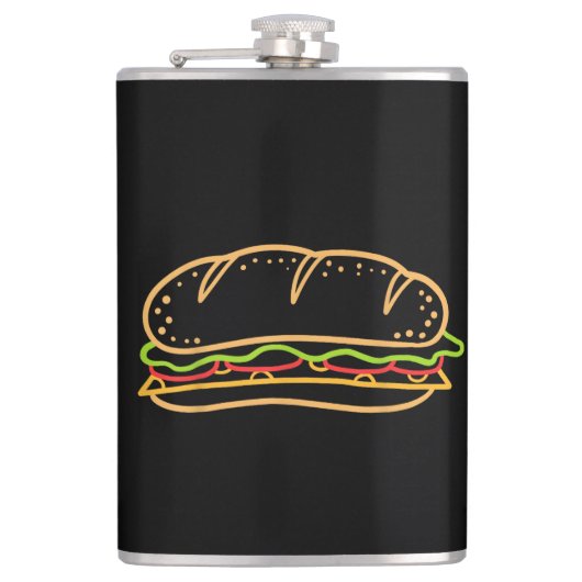 Sandwichfutter Flachmann (Vorderseite)