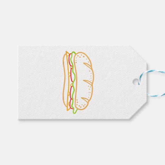 Sandwichfutter Geschenkanhänger (Vorderseite (Horizontal))