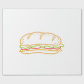 Sandwichfutter Geschenkpapier (Flach)