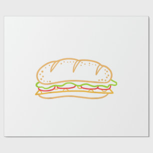 Sandwichfutter Geschenkpapier