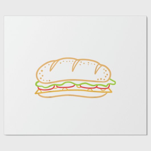 Sandwichfutter Geschenkpapier (Flach)