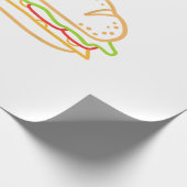 Sandwichfutter Geschenkpapier (Ecke)