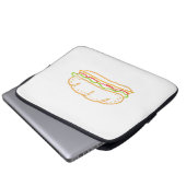 Sandwichfutter Laptopschutzhülle (Vorne Knopf)