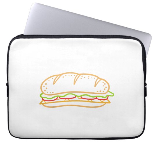 Sandwichfutter Laptopschutzhülle (Vorderseite)