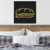 Sandwichfutter Leinwanddruck (Insitu (Schlafzimmer))