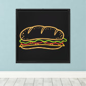 Sandwichfutter Leinwanddruck (Insitu (Holzboden))