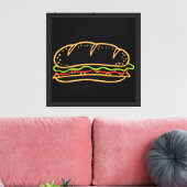 Sandwichfutter Leinwanddruck (Insitu (Wohnzimmer))