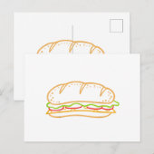 Sandwichfutter Postkarte (Vorne/Hinten)