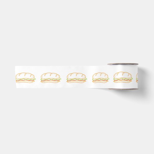 Sandwichfutter Satinband (Vorderseite)