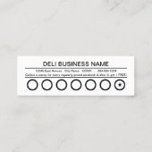 Sandwichkarte Treuekarte (Rückseite)