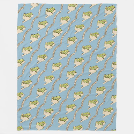 Sandwitch Fleecedecke (Vorderseite)