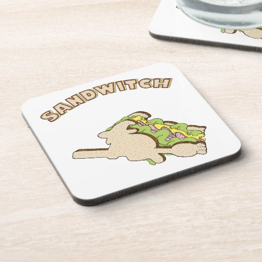 Sandwitch Getränkeuntersetzer (Linke Seite)