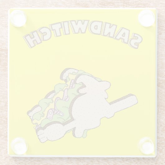 Sandwitch Glasuntersetzer (Rückseite)