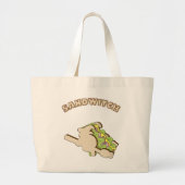 Sandwitch Jumbo Stoffbeutel (Vorne)