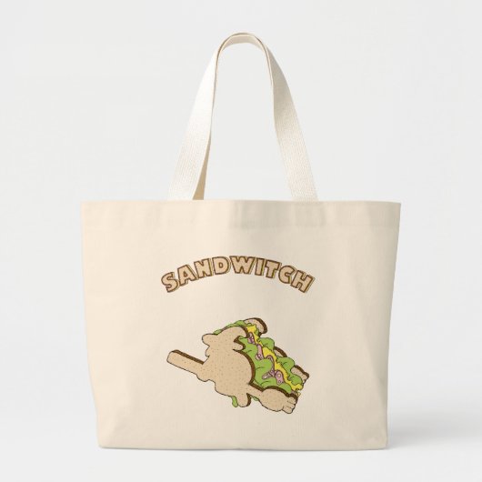 Sandwitch Jumbo Stoffbeutel (Vorne)