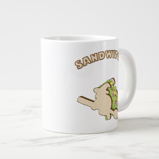 Sandwitch Jumbo-Tasse (Vorderseite Rechts)
