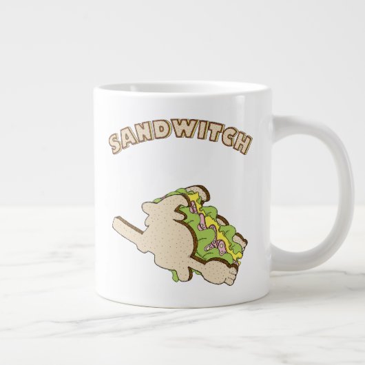 Sandwitch Jumbo-Tasse (Rechts)