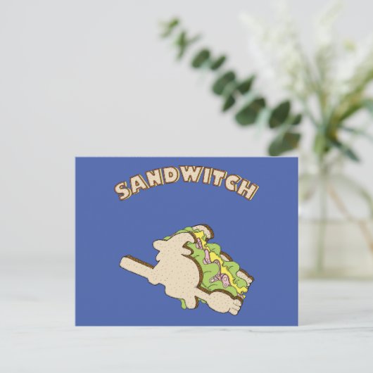 Sandwitch Postkarte (Stehend Vorderseite)