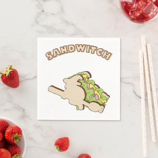 Sandwitch Serviette (Beispiel)