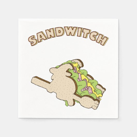 Sandwitch Serviette (Vorderseite)