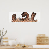 Sandwürmer Poster (Küche)