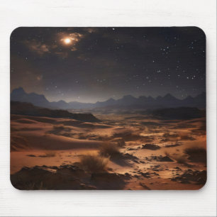 Sandwüste bei Nacht Mousepad