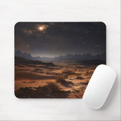 Sandwüste in der Nacht Mousepad (Mit Mouse)