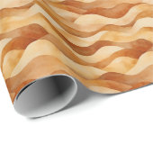 Sandy Abstrakte Wüstenlandschaft Geschenkpapier (Rolleneckpunkt)