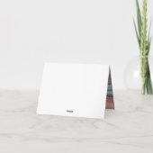 Sandy American Staffordshire Dog on Beach Sunset Karte (Rückseite)