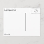 Sandy Ankündigungspostkarte (Rückseite)