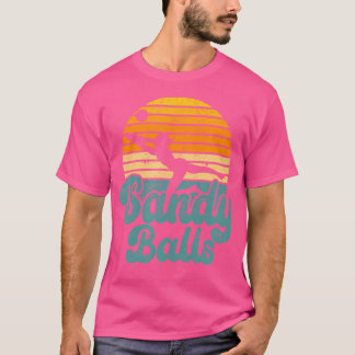 Sandy Balls Funny Beach Volleyball Trainer Fab T-Shirt