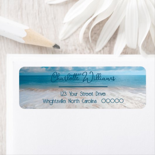 Sandy Beach Abschluss Rücksendeadresse (Insitu)