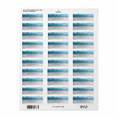 Sandy Beach Abschluss Rücksendeadresse (Vorne)