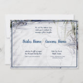 Sandy Beach Aktualisierung 2 Einladung zur Hochzei (Vorderseite)