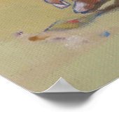 Sandy Beach Boy Muscheln auf der Suche Poster (Ecke)