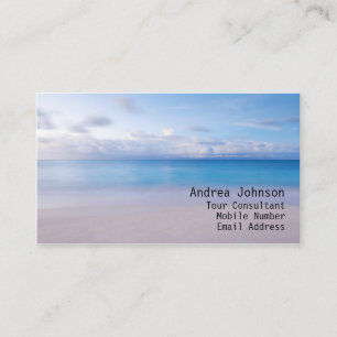 Sandy Beach Business Card Visitenkarte